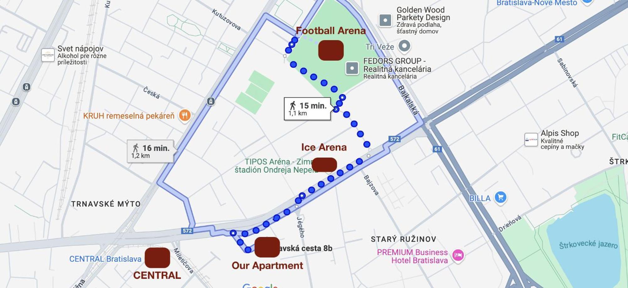 Апартаменти Prestige - Next To Ice Arena, Private Parking Братислава